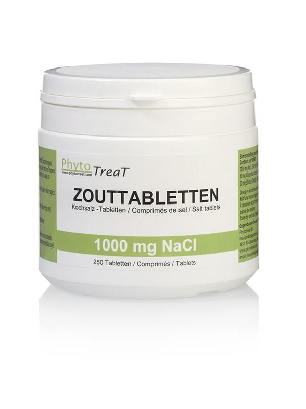 PhytoTreat Zouttabletten 1000mg NACL 250.00 Tabletten