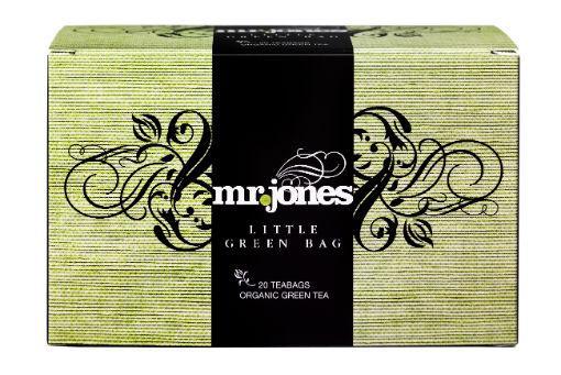 Mr. Jones Little green bag groene thee bio 20.00 Zakjes