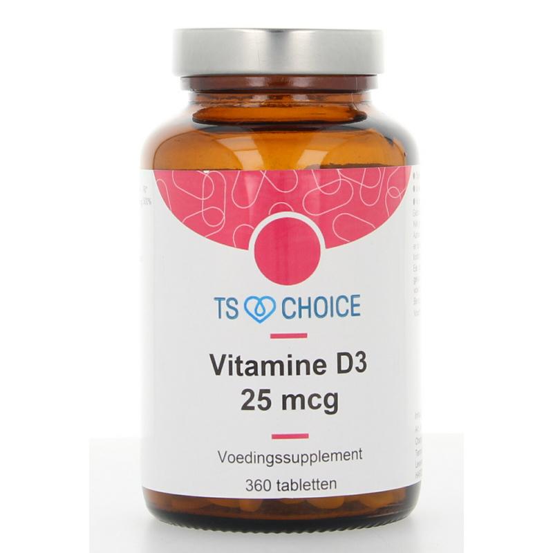TS Choice Vitamine D3 25mcg  360.00 Tabletten