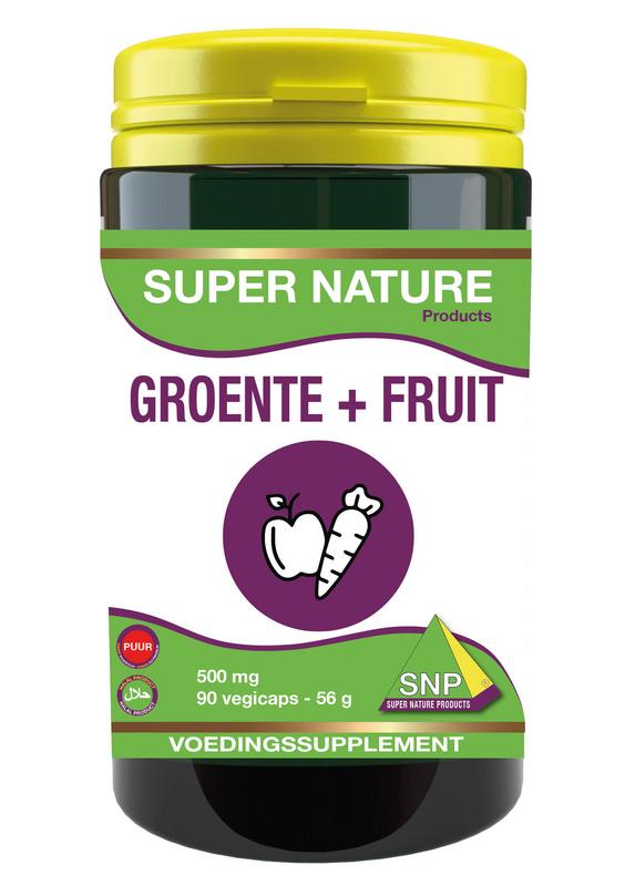 SNP Groente & fruit 500mg puur 90.00 Vegetarische capsules