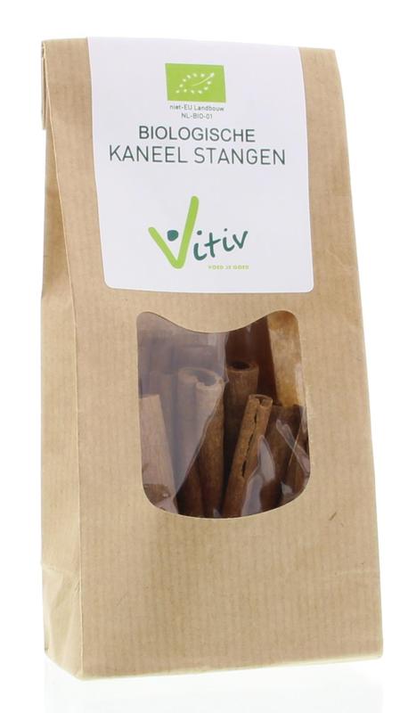 Vitiv Kaneel stangen/stok bio 50.00 Gram
