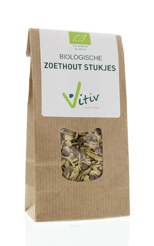 Vitiv Zoethoutstukjes bio 50.00 Gram