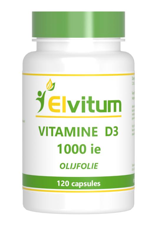 Elvitum  Vitamine D3 1000IE/25mcg 120 Capsules