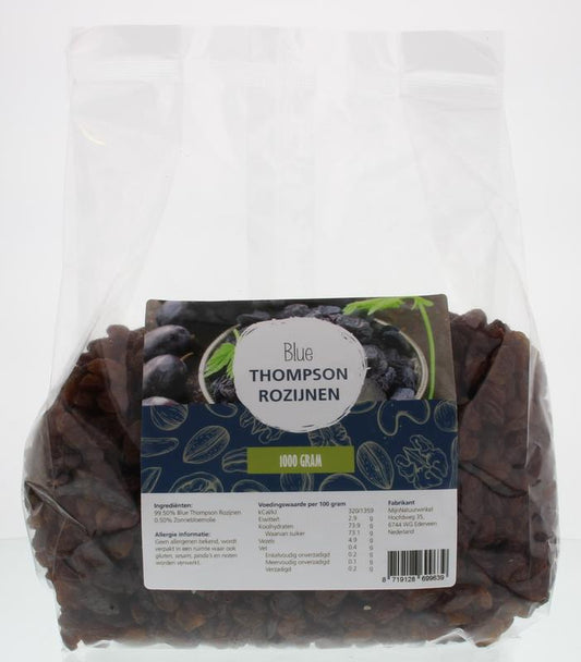 MijnNatuurwinkel Blue thompson rozijnen 1.00 Kilogram