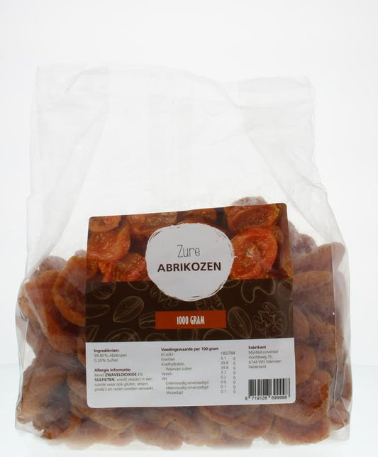 MijnNatuurwinkel Zure abrikozen 1 Kilogram