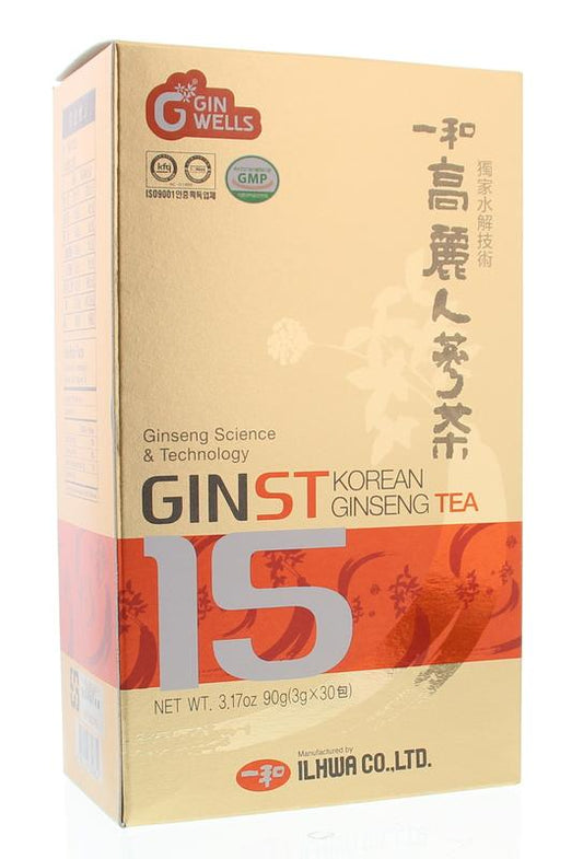 Ilhwa Ginst15 Korean ginseng tea 30 Zakjes