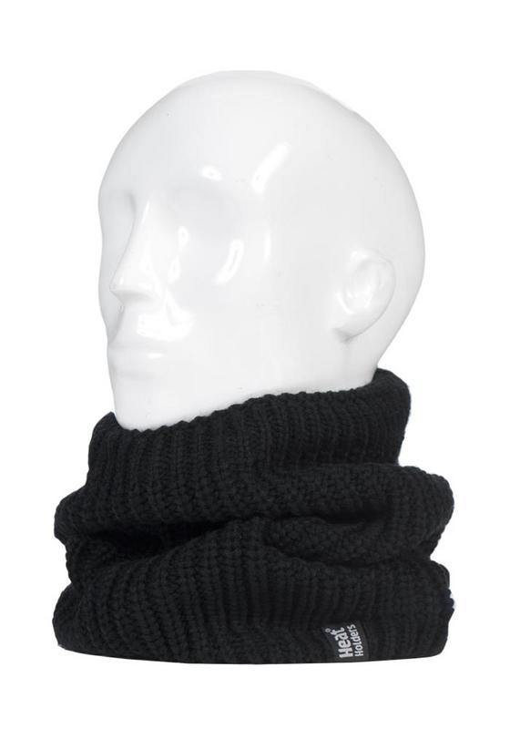Heat Holders Mens neck warmer black larvic one size 1.00 Stuks