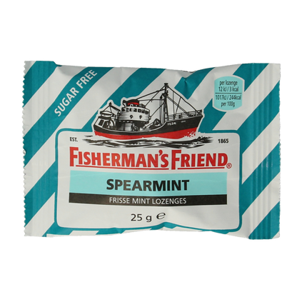 Fisherman's Friend Spearmint suikervrij 25 Gram