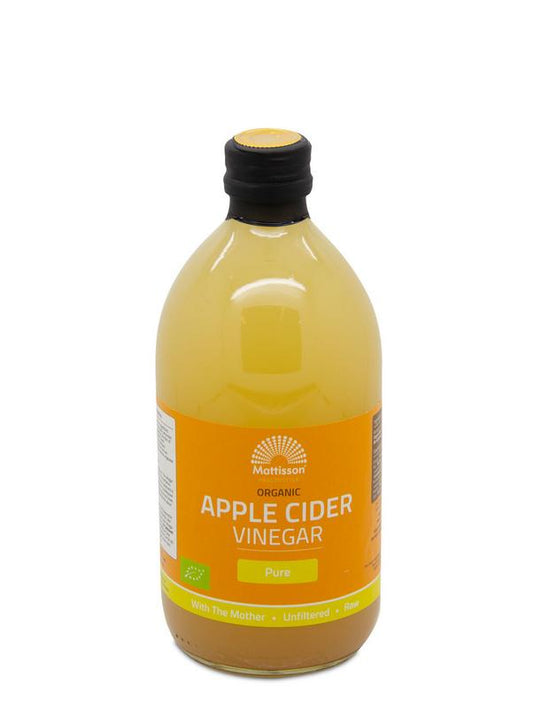 Mattisson Apple cider vinegar pure - appelazijn bio 500 Milliliter