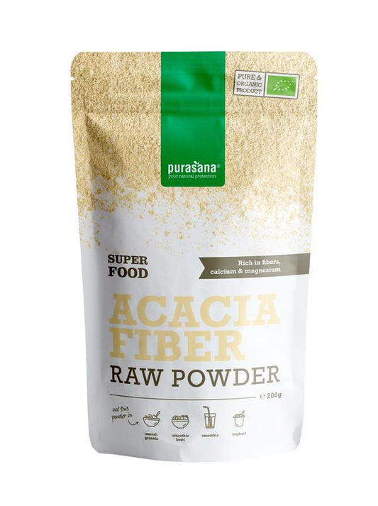 Purasana Acacia fiber vegan bio 200 Gram