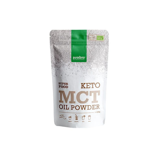 Purasana MCT olie poeder vegan bio 200 Gram