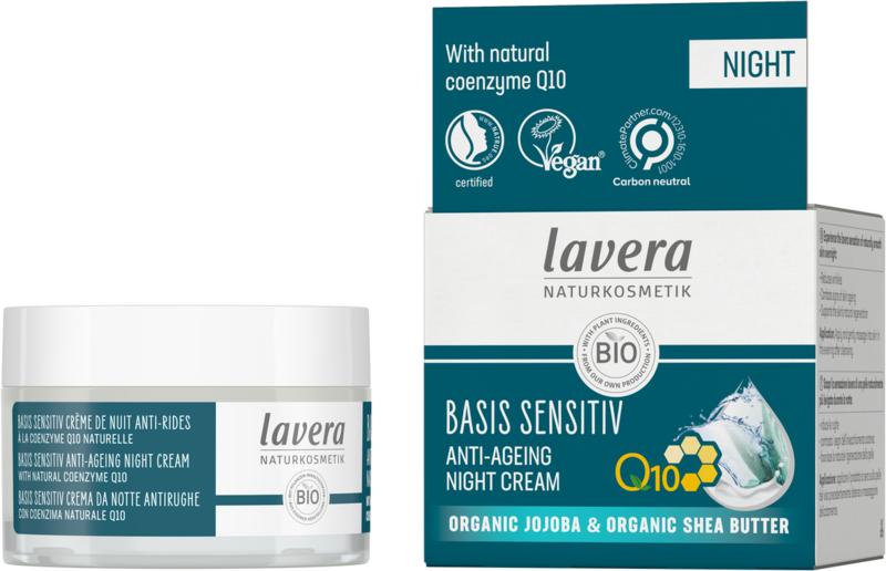 Lavera Basis Sensitive Q10 night cream 50 Milliliter