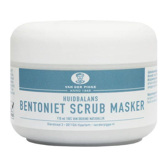 van der Pigge Huidbalans bentoniet scrub masker 110 Milliliter