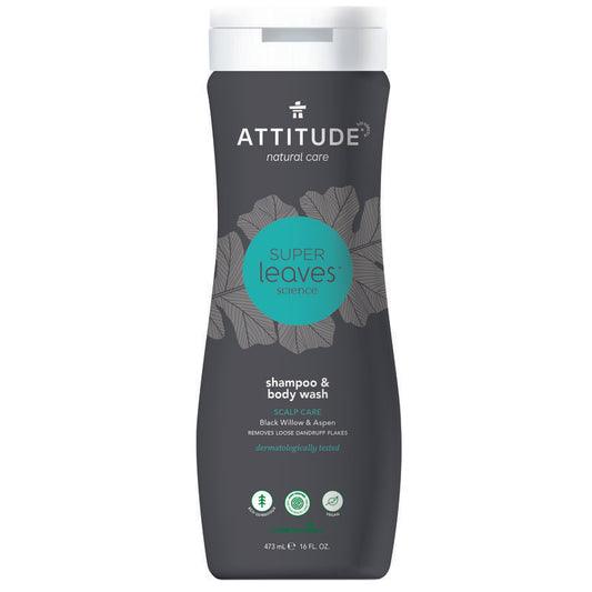 Attitude Shampoo & bodywash 2 in 1 super leaves 473 Milliliter