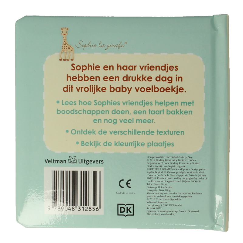 Sophie de Giraf Voelboek baby een dag met Sophie 1 Stuks
