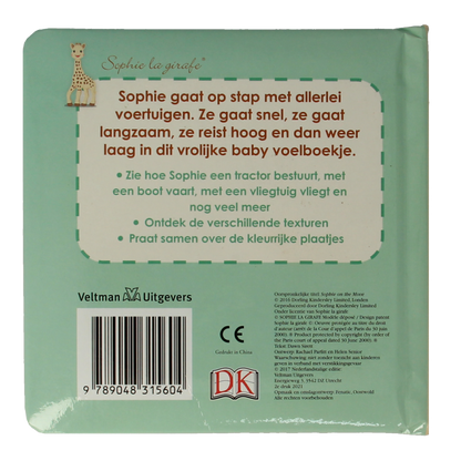 Sophie de Giraf Voelboekje Sophie gaat op stap 1 Boek