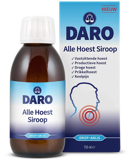 Daro Alle hoest siroop extra sterk met vitamine C 150 Milliliter