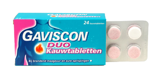Gaviscon Duo tabletten 24 Kauwtabletten