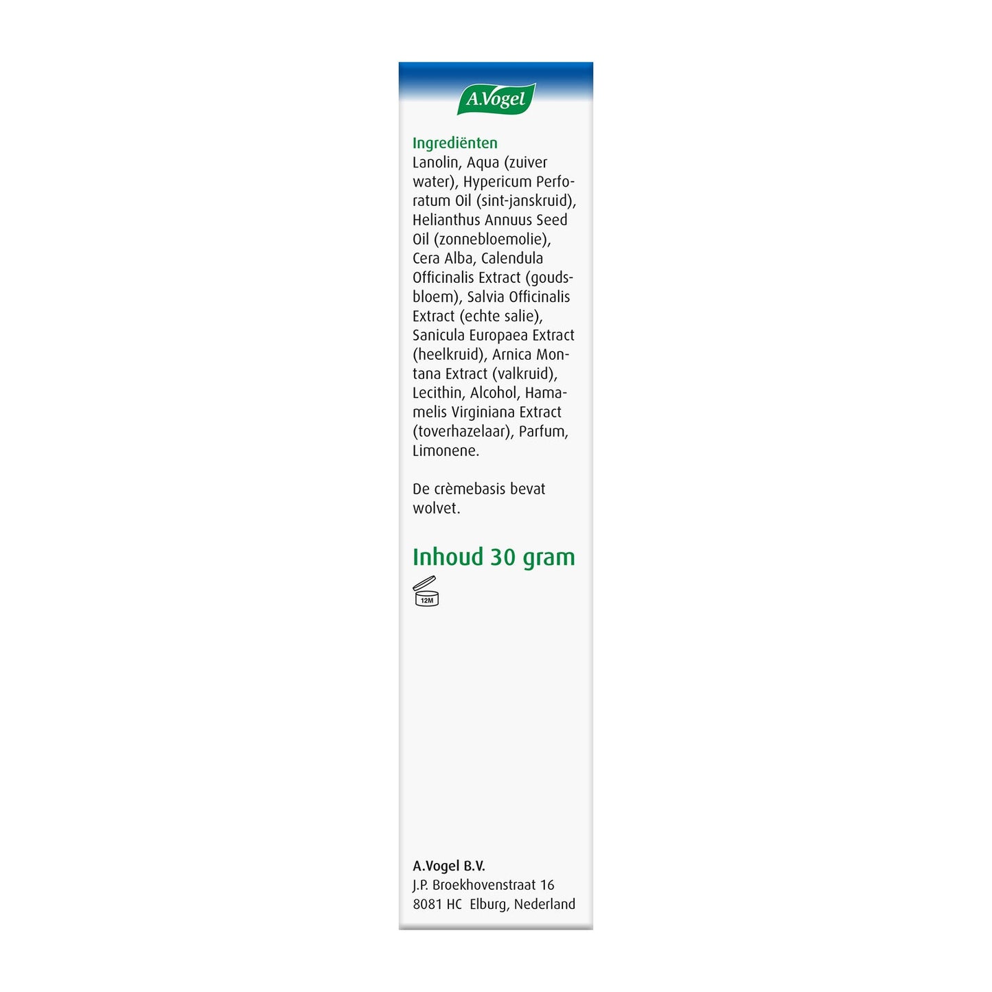 A Vogel Bioforce droge huid creme 30 Gram - DrogistWereld