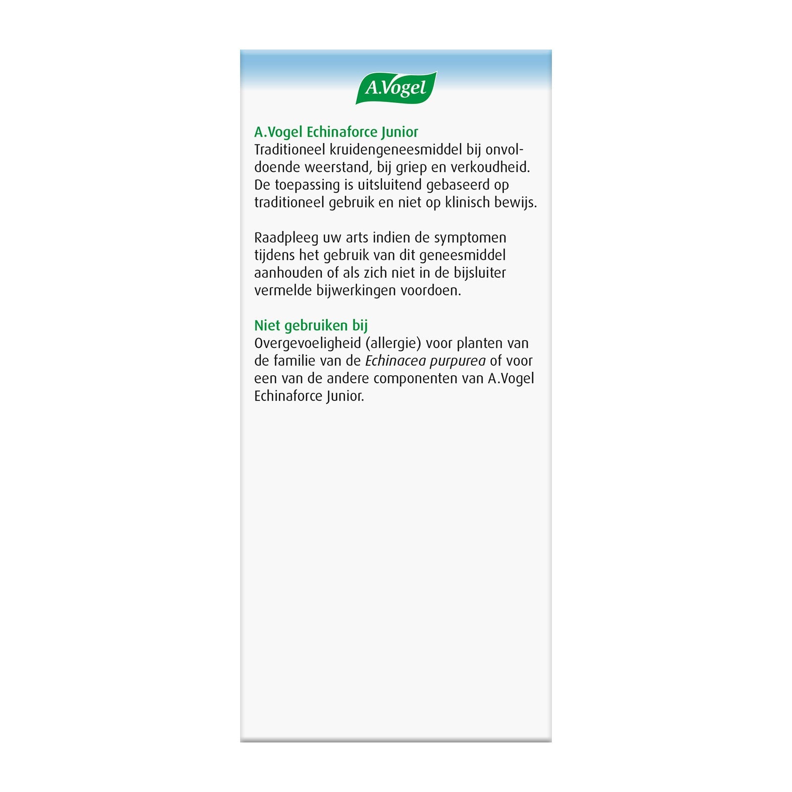 A Vogel Echinaforce junior 120 Tabletten - DrogistWereld