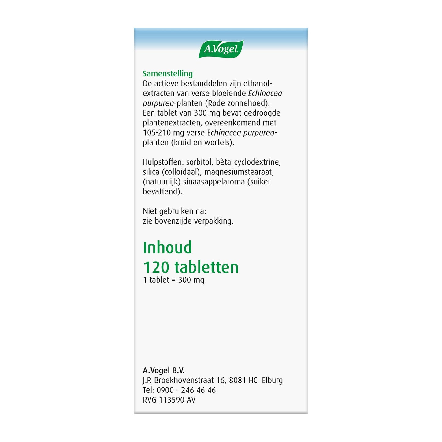A Vogel Echinaforce junior 120 Tabletten - DrogistWereld