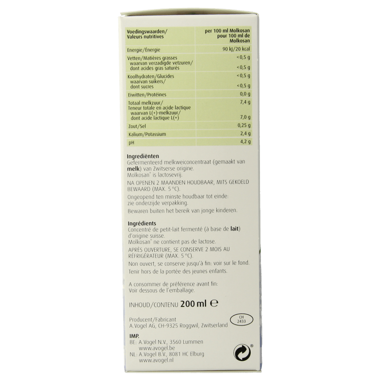 A Vogel Molkosan 200 Milliliter - DrogistWereld