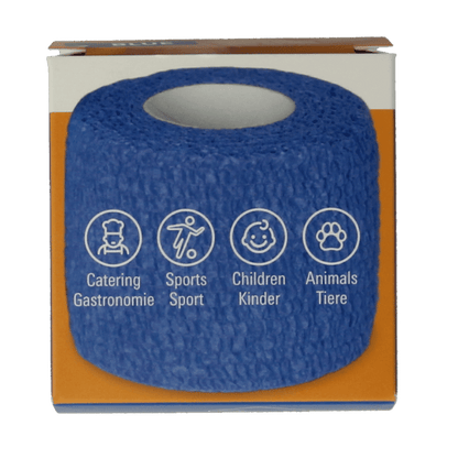 ABC Wonderverband Wonderverband blauw 4.5m x 5cm 1 Stuks - DrogistWereld
