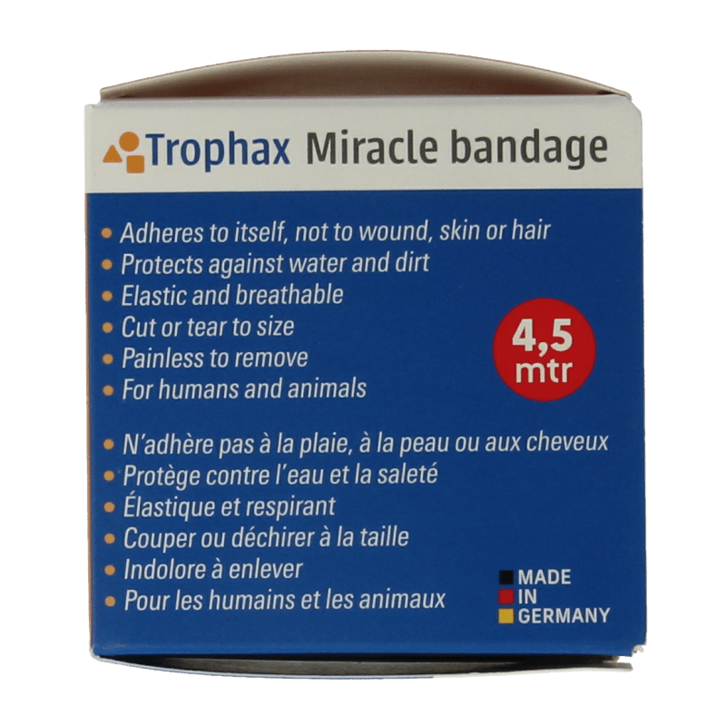 ABC Wonderverband Wonderverband blauw 4.5m x 5cm 1 Stuks - DrogistWereld