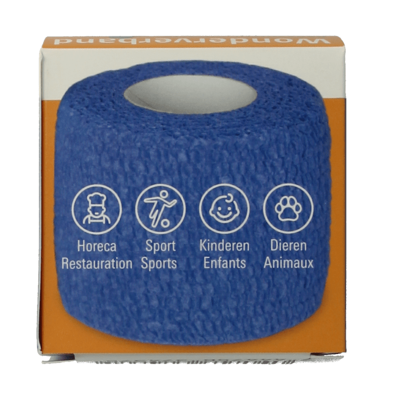 ABC Wonderverband Wonderverband blauw 4.5m x 5cm 1 Stuks - DrogistWereld