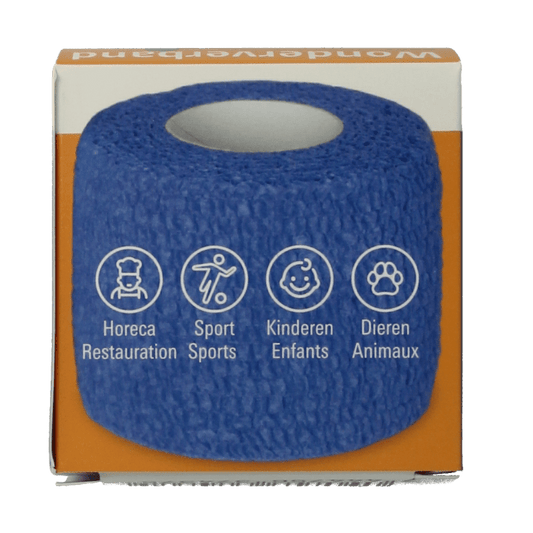 ABC Wonderverband Wonderverband blauw 4.5m x 5cm 1 Stuks - DrogistWereld