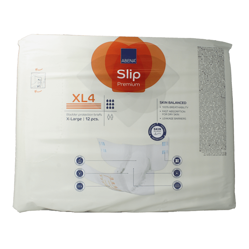Abena Slip XL 4 premium 12 Stuks - DrogistWereld