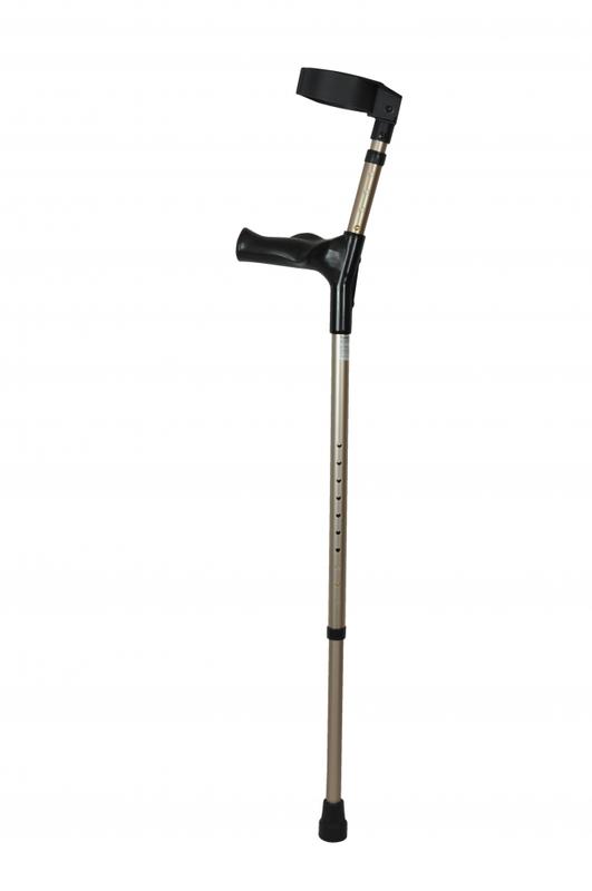 Able 2 Elleboogkrukken dubbel verstelbaar brons metallic 2 Stuks - DrogistWereld