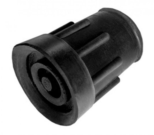 Able 2 Kruk - en stokdoppen 19mm zwart 2 Stuks - DrogistWereld