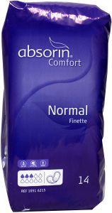 Absorin Comfort finette normaal 14 Stuks - DrogistWereld