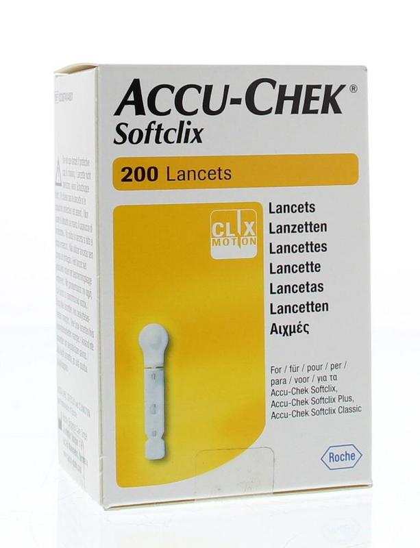 Accu - Chek Softclix lancetten 200 Stuks - DrogistWereld