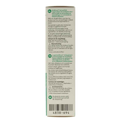 ActiProct Gel tube 30 Gram - DrogistWereld