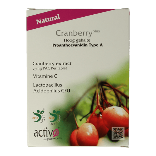 Activo Cranberry plus 60 Tabletten - DrogistWereld