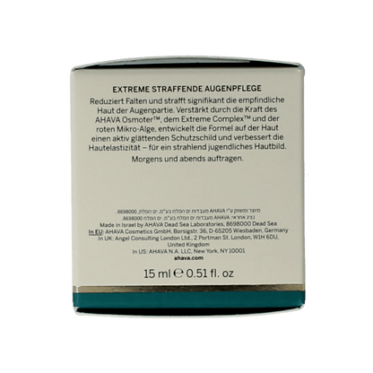 Ahava Extreme firming eye cream 15 Milliliter - DrogistWereld