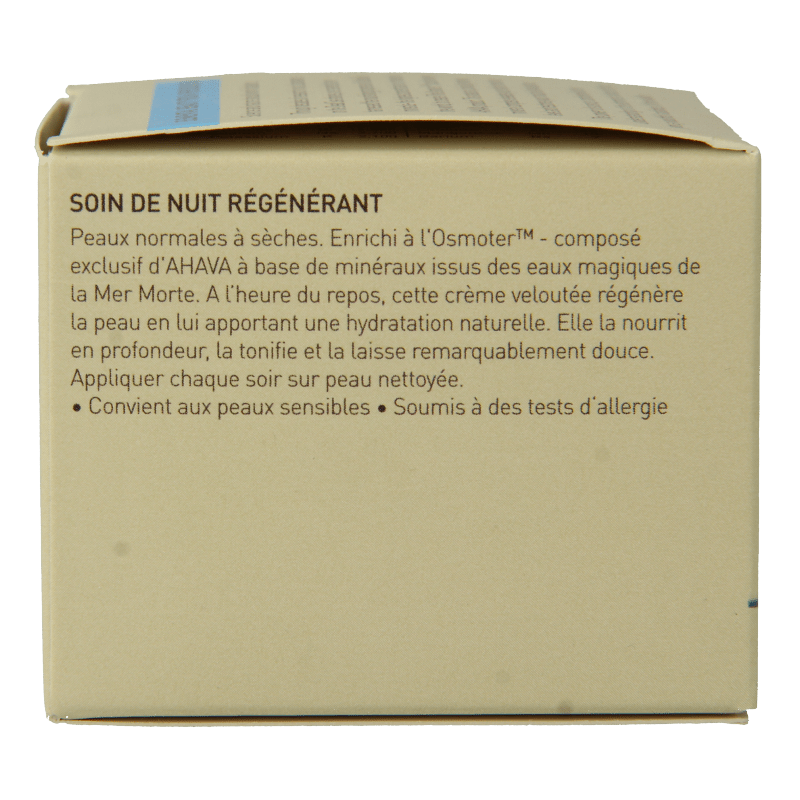 Ahava Night replenisher normal/dry skin 50 Milliliter - DrogistWereld
