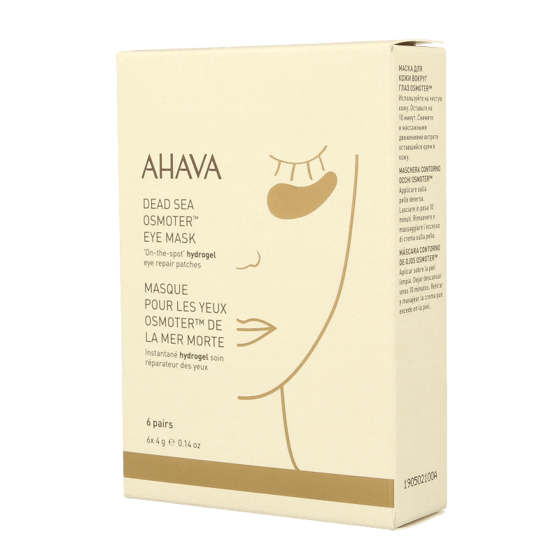 Ahava Osmoter eye mask 6 Stuks - DrogistWereld