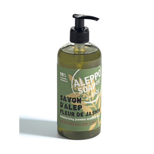 Aleppo Soap Co Jasmijnzeep met pomp 500 Milliliter - DrogistWereld