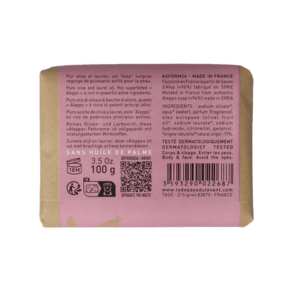 Aleppo Soap Co Rooszeep 100 Gram - DrogistWereld
