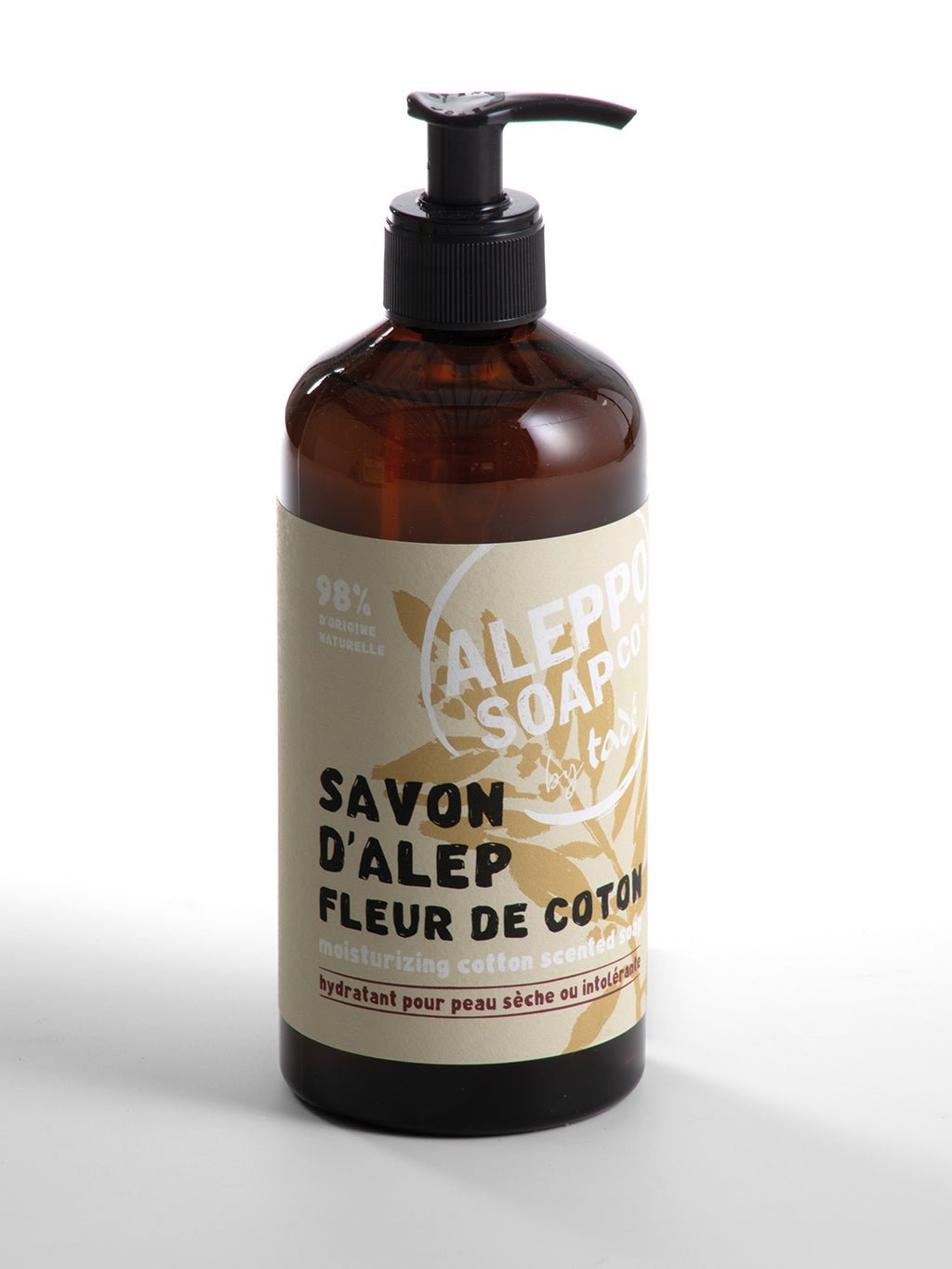 Aleppo Soap Co Savon d'Alep liquid fleur de coton 500 Milliliter - DrogistWereld