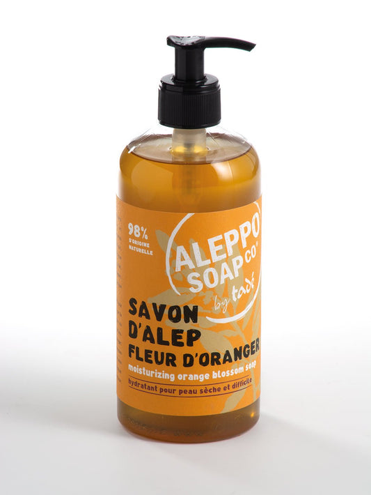 Aleppo Soap Co Sinaasappel zeep pomp 500 Milliliter - DrogistWereld