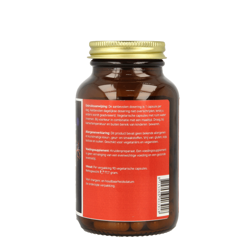 All Natural Rode rijst Q10 60mg 90 Vegetarische capsules - DrogistWereld