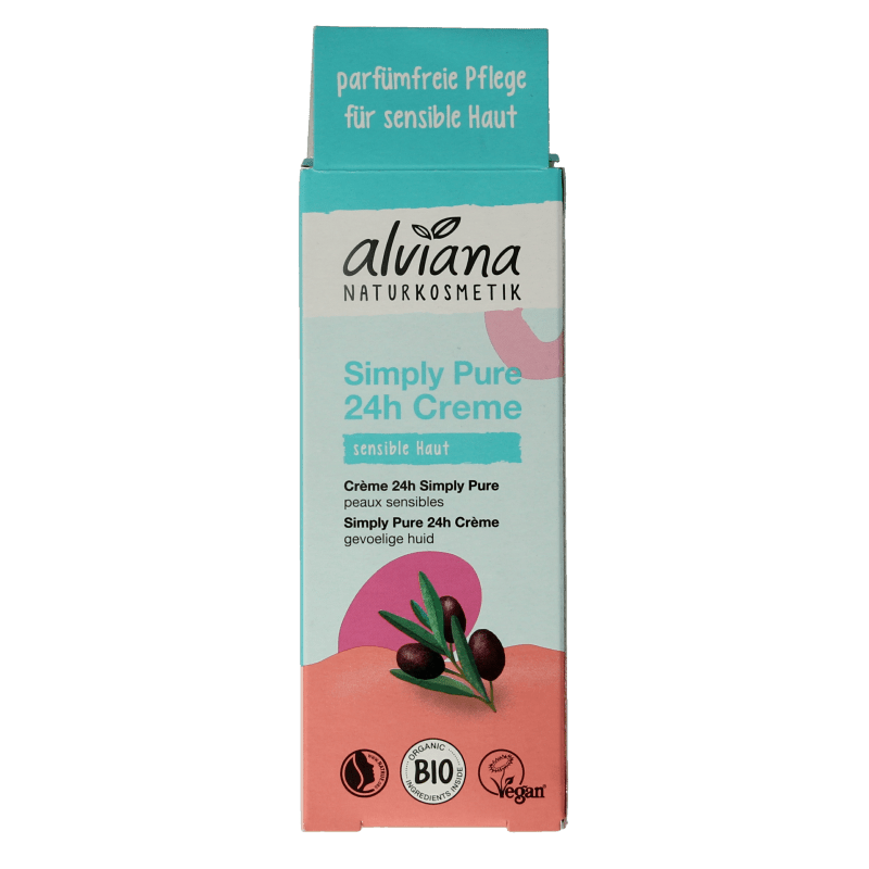 Alviana Simply pure 24h cream 50 Milliliter - DrogistWereld