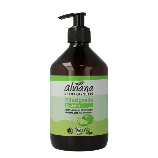 Alviana Vloeibare zeep limette 500 Milliliter - DrogistWereld