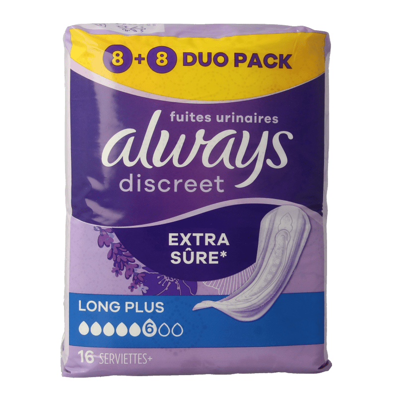Always Discreet long+ 16 Stuks - DrogistWereld