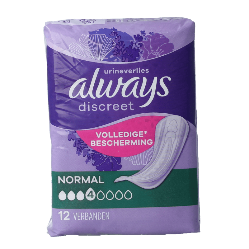 Always Discreet verband normaal 12 Stuks - DrogistWereld