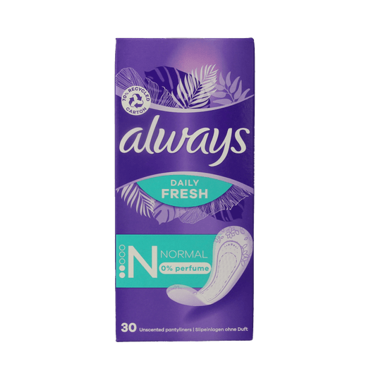 Always Inlegkruisjes daily fresh normaal 30 Stuks - DrogistWereld